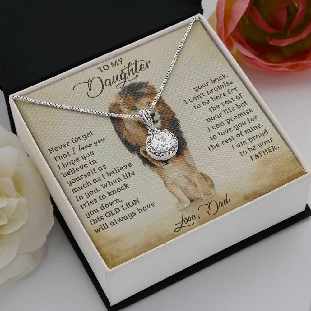 To Daughter - "Will Always Have Your Back" Necklace