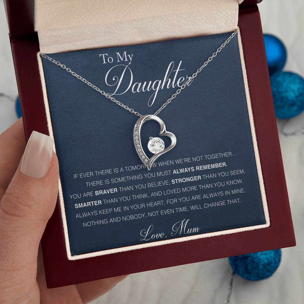To Daughter - "Loved More Than you Know" Necklace