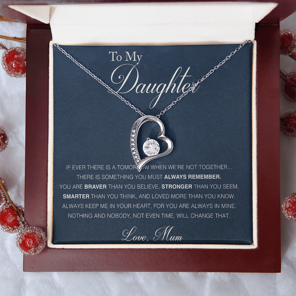 To Daughter - "Loved More Than you Know" Necklace