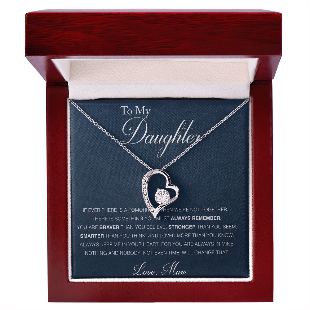 To Daughter - "Loved More Than you Know" Necklace