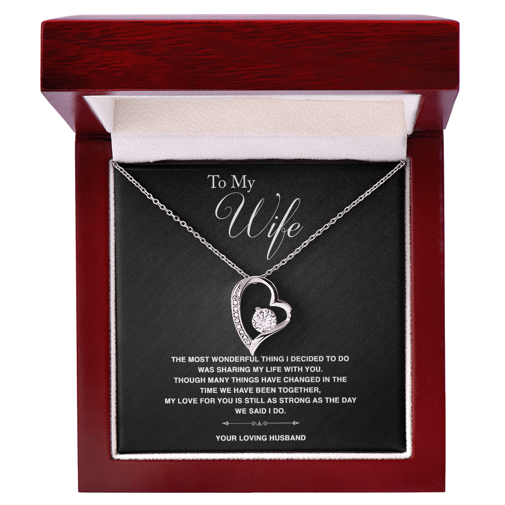 To Wife - "The Most Wonderful Thing" Necklace