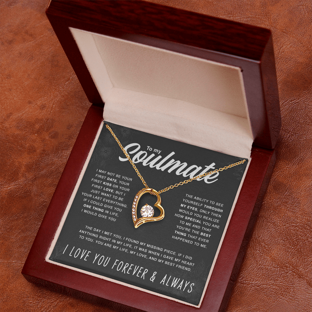 To Soulmate - "You Are My Life" Necklace