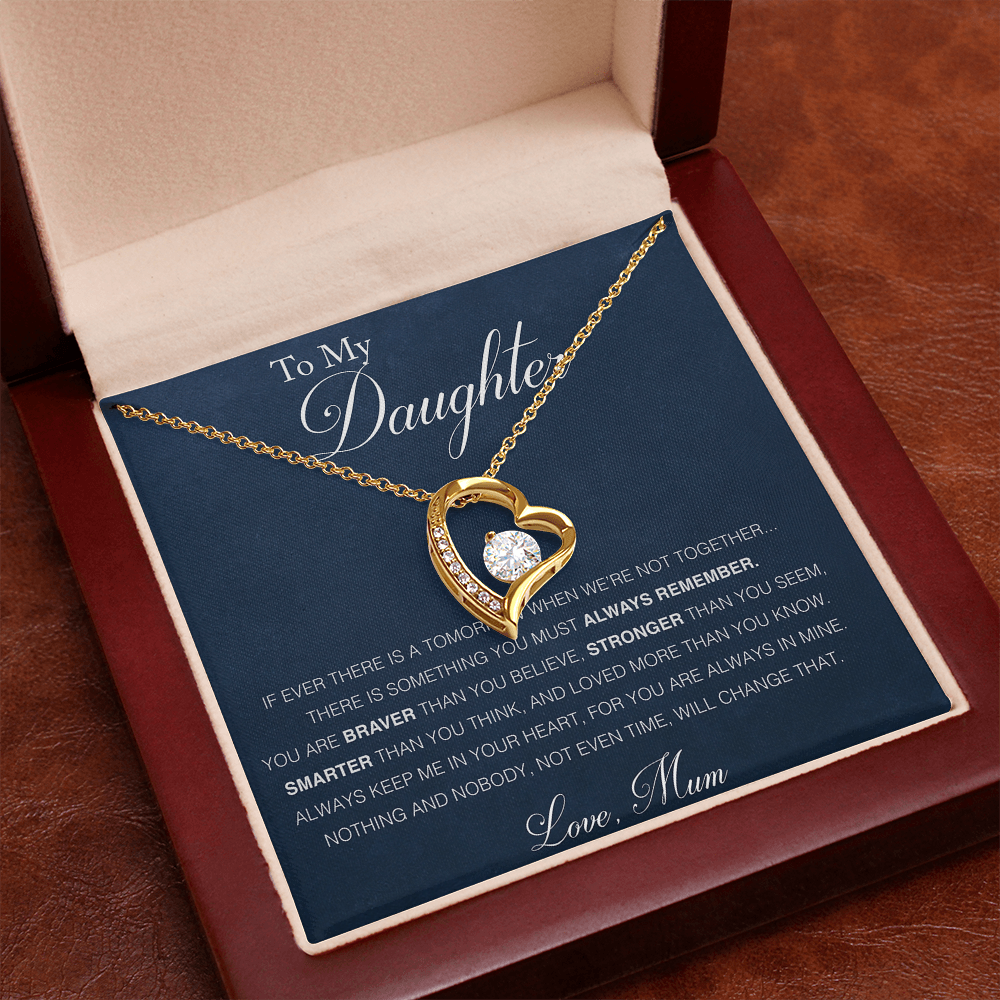 To Daughter - "Loved More Than you Know" Necklace