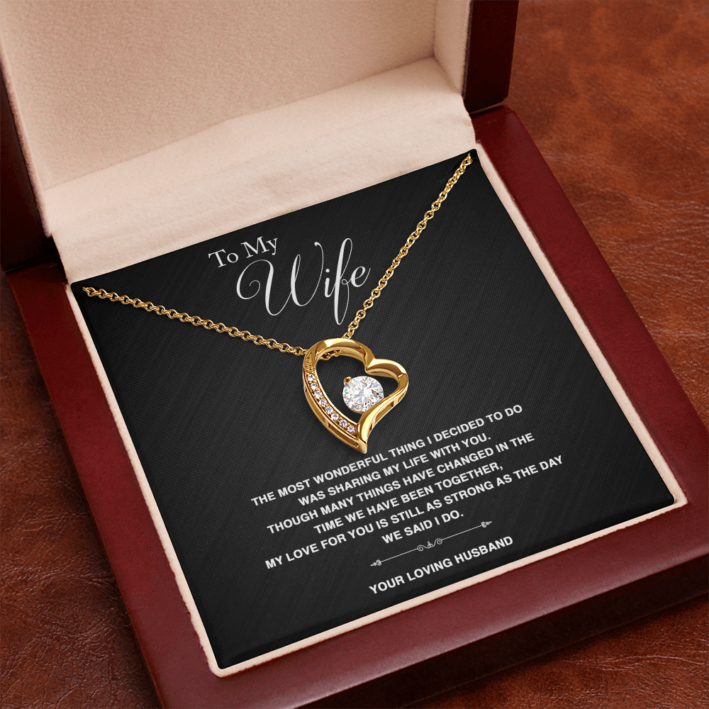 To Wife - "The Most Wonderful Thing" Necklace