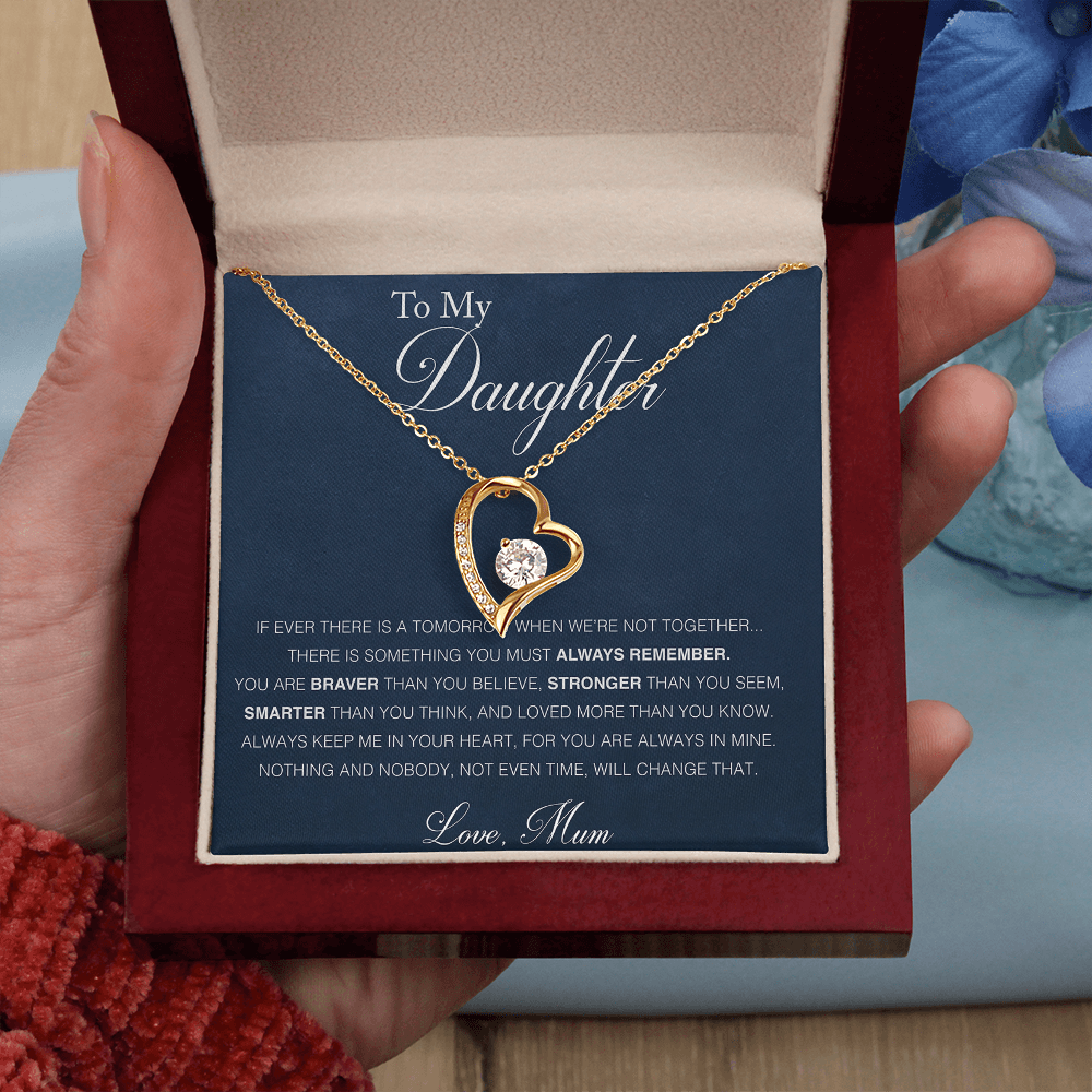To Daughter - "Loved More Than you Know" Necklace