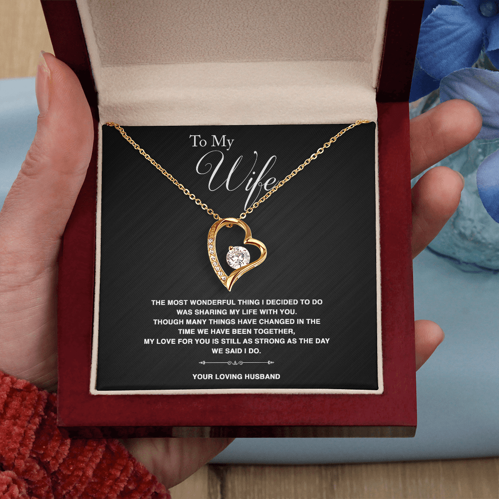 To Wife - "The Most Wonderful Thing" Necklace
