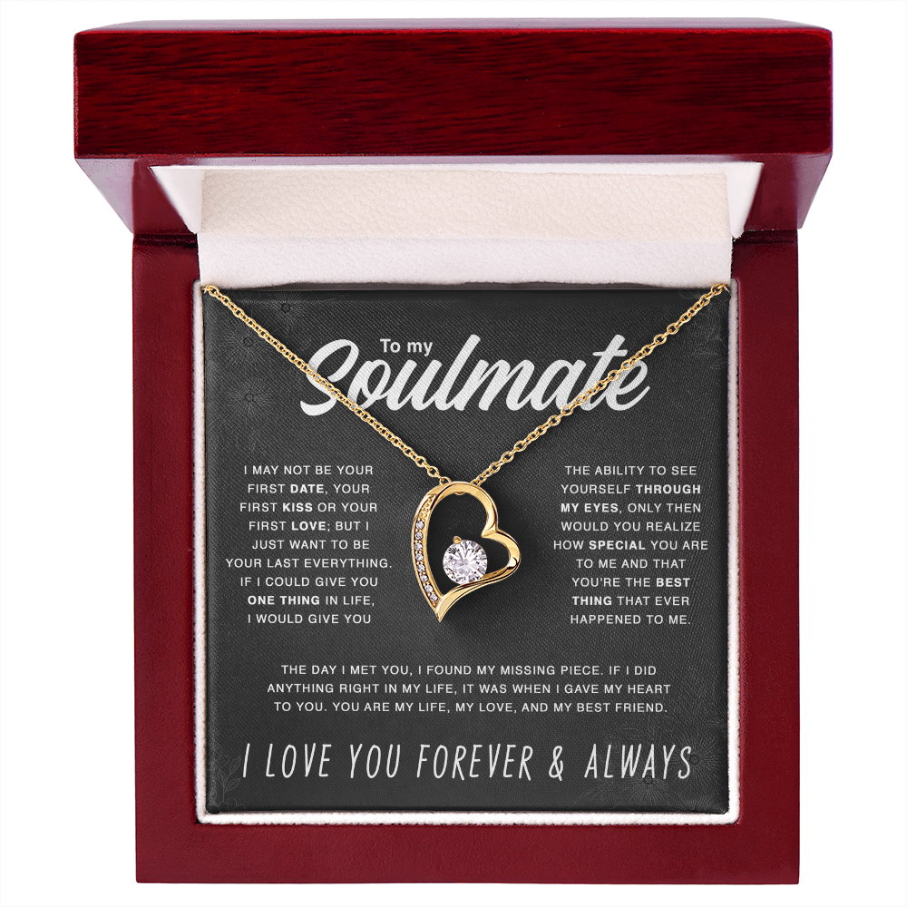 To Soulmate - "You Are My Life" Necklace