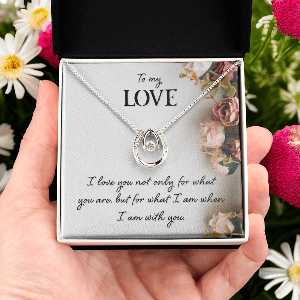 To Wife - "When I Am With You" Necklace