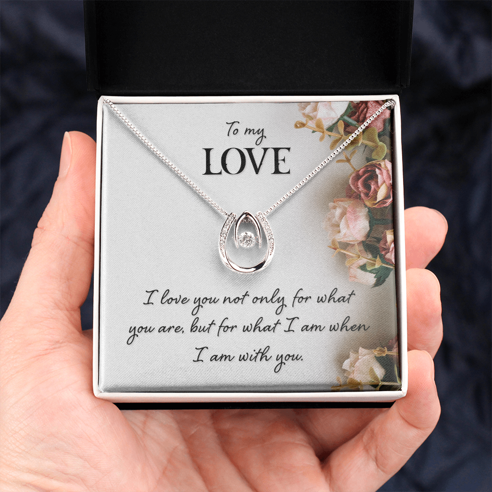 To Wife - "When I Am With You" Necklace