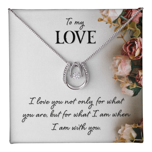 To Wife - "When I Am With You" Necklace