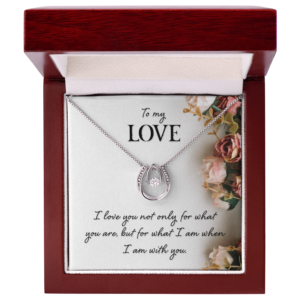 To Wife - "When I Am With You" Necklace