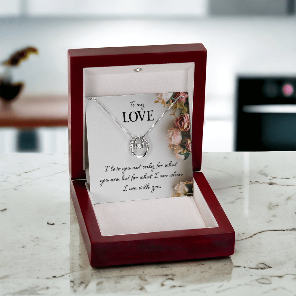 To Wife - "When I Am With You" Necklace