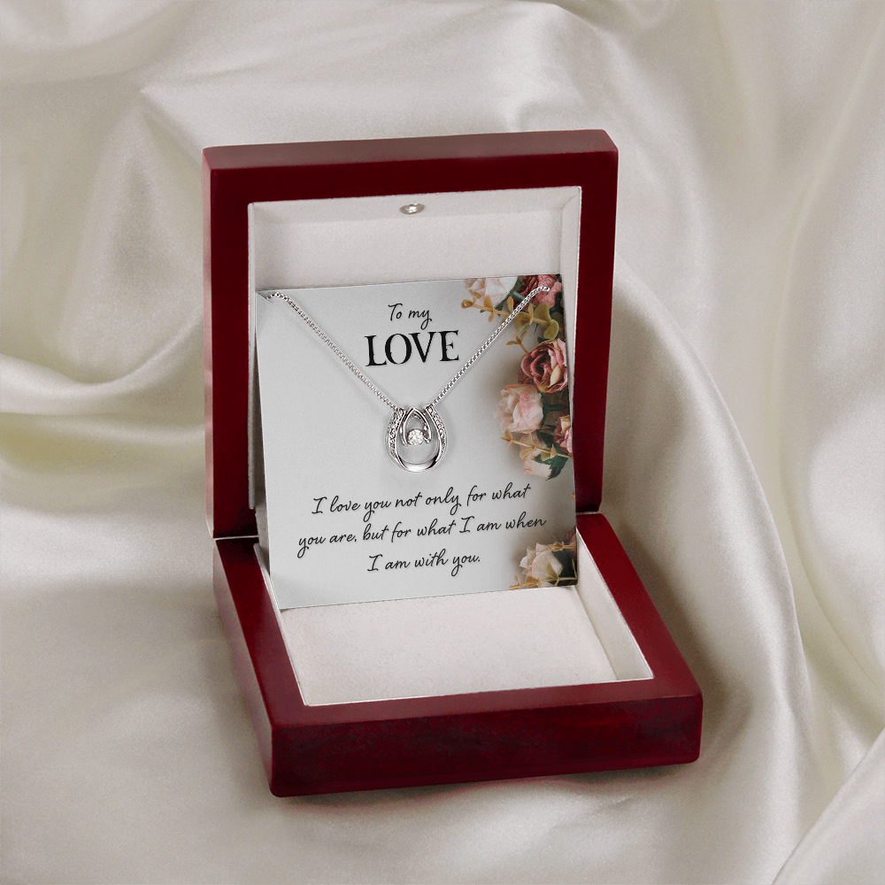 To Wife - "When I Am With You" Necklace