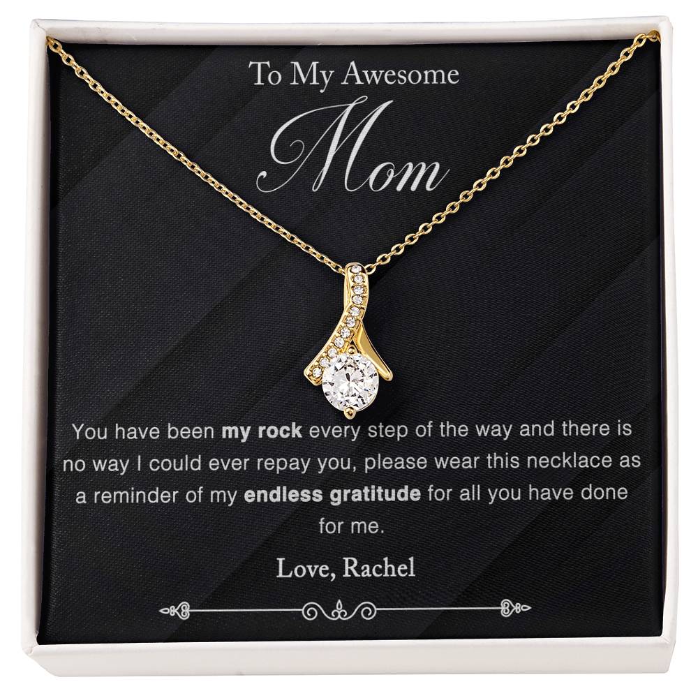 Customized To Mom - "My Rock" Necklace
