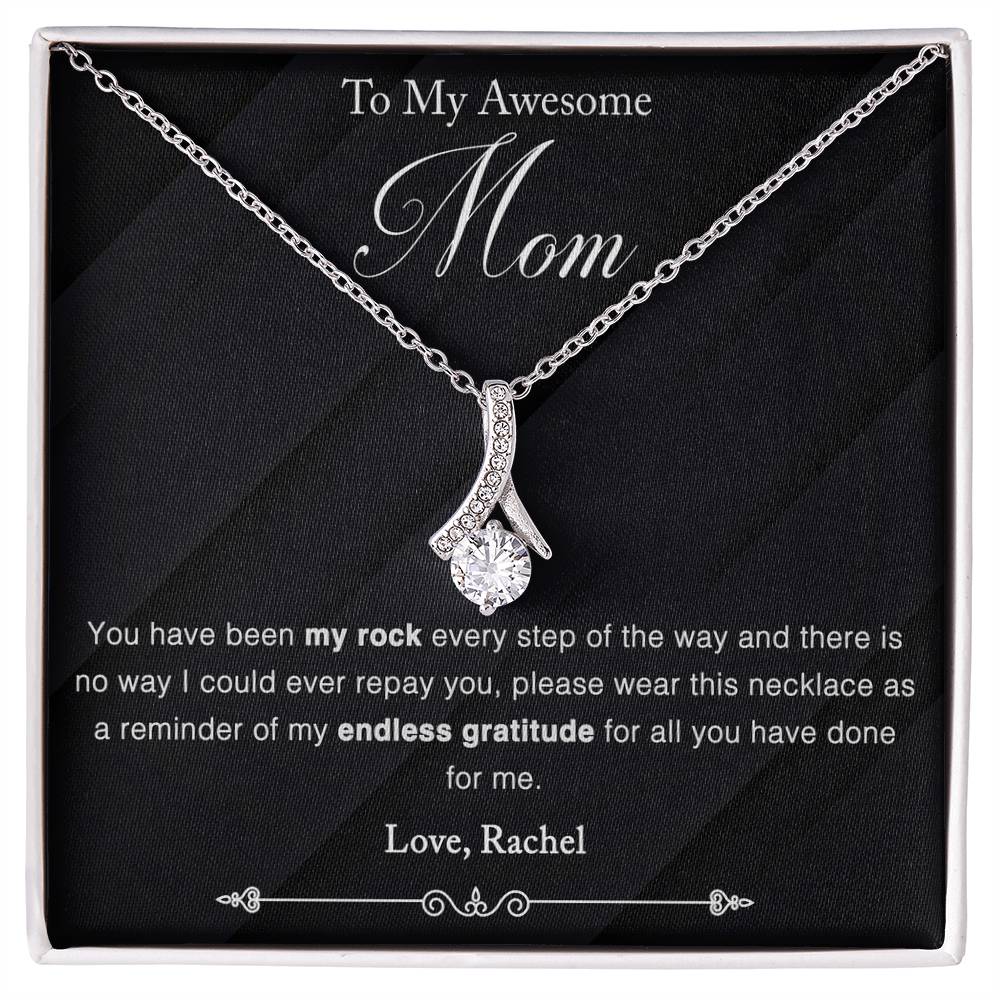 Customized To Mom - "My Rock" Necklace