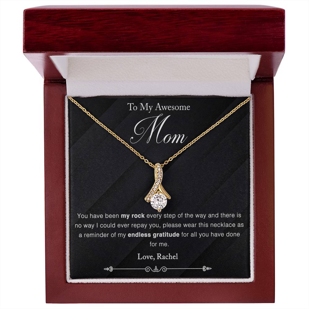 Customized To Mom - "My Rock" Necklace