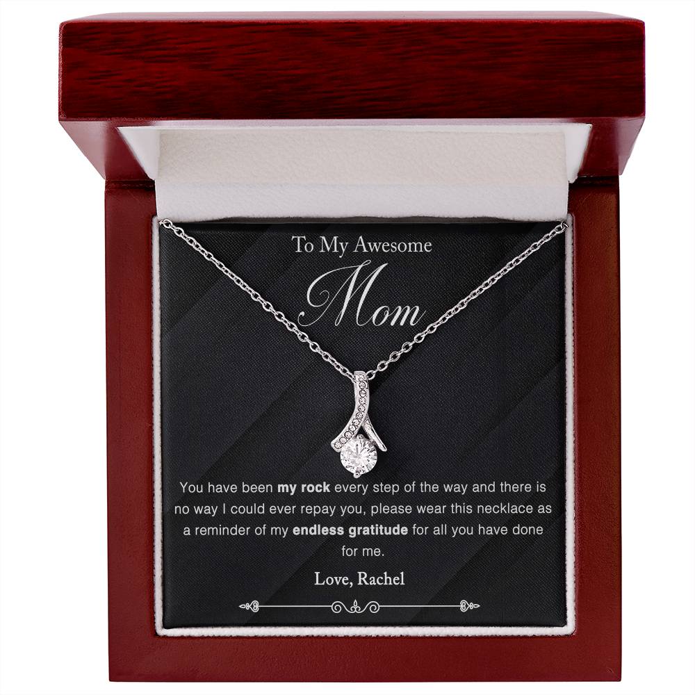 Customized To Mom - "My Rock" Necklace