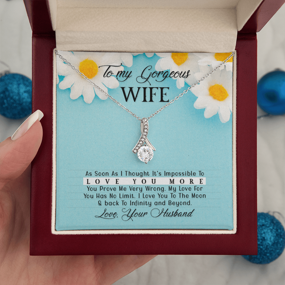 To Wife - "Love You More" Necklace