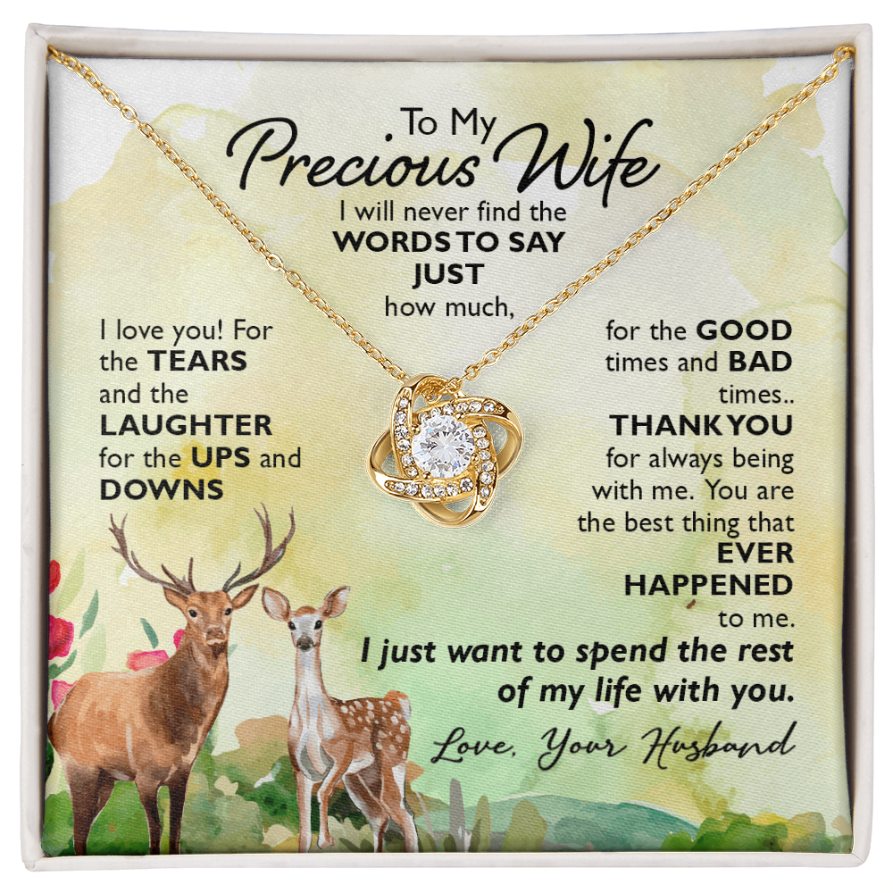 To Wife - "The Rest Of My Life" Necklace