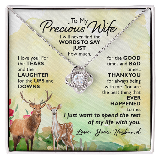 To Wife - "The Rest Of My Life" Necklace
