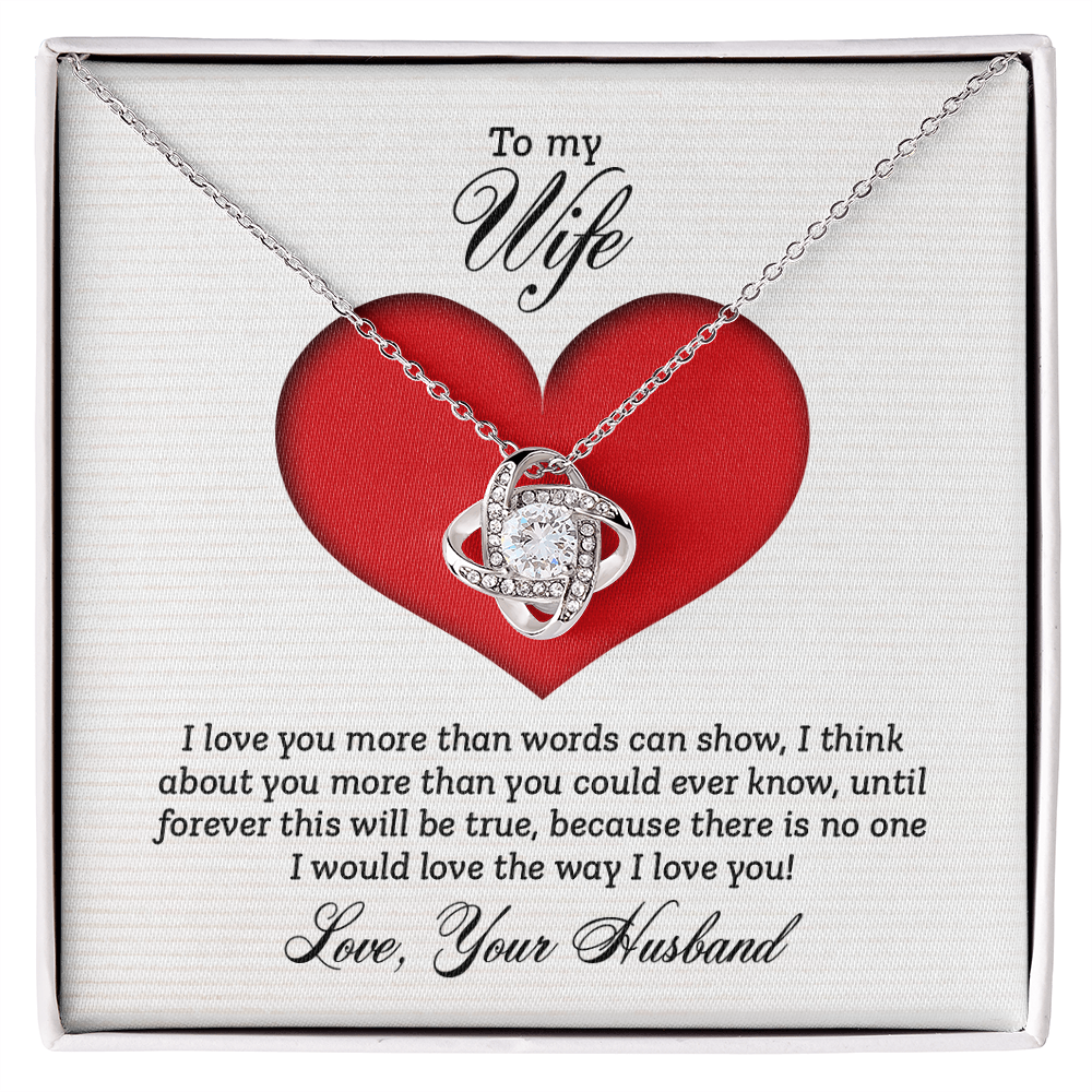 To Wife - "The Way I Love You" Necklace