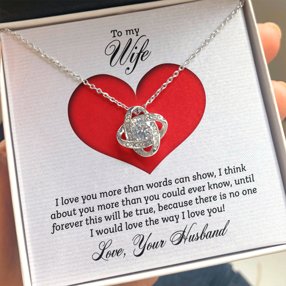 To Wife - "The Way I Love You" Necklace