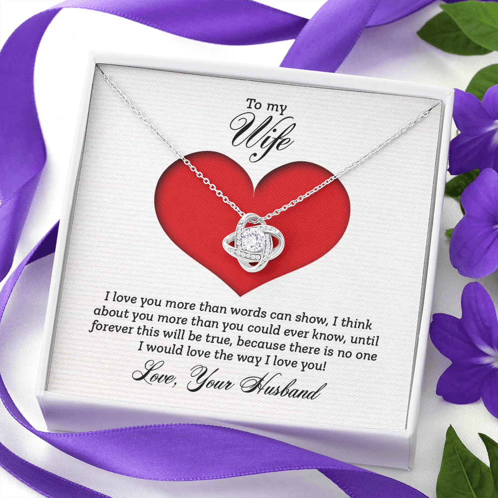 To Wife - "The Way I Love You" Necklace