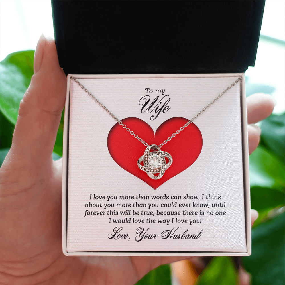 To Wife - "The Way I Love You" Necklace