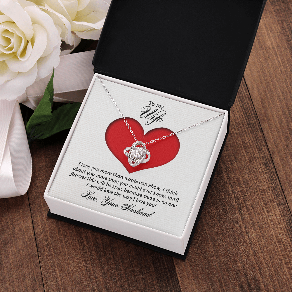 To Wife - "The Way I Love You" Necklace