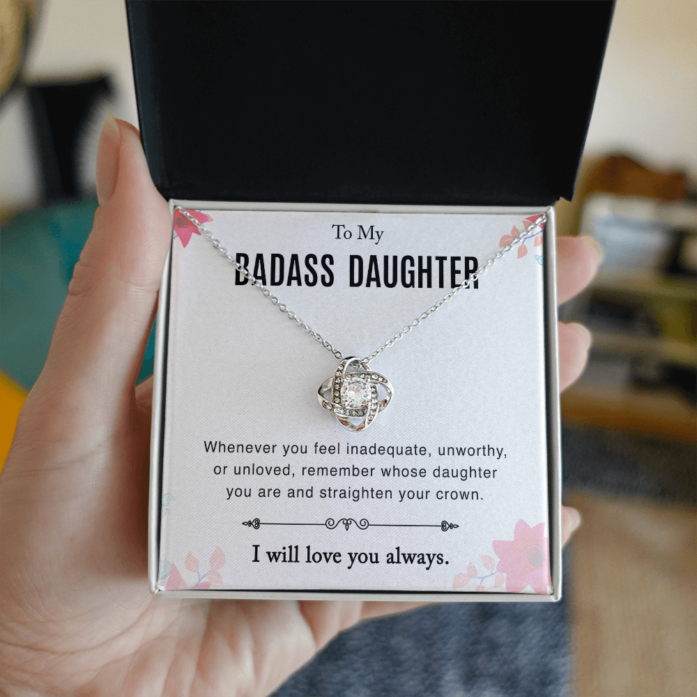 To Daughter - "Straighten Your Crown" Necklace
