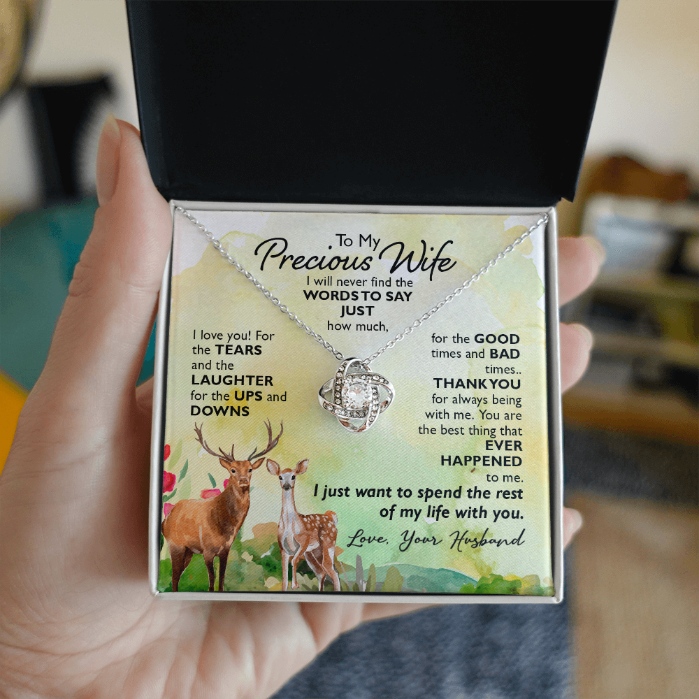 To Wife - "The Rest Of My Life" Necklace