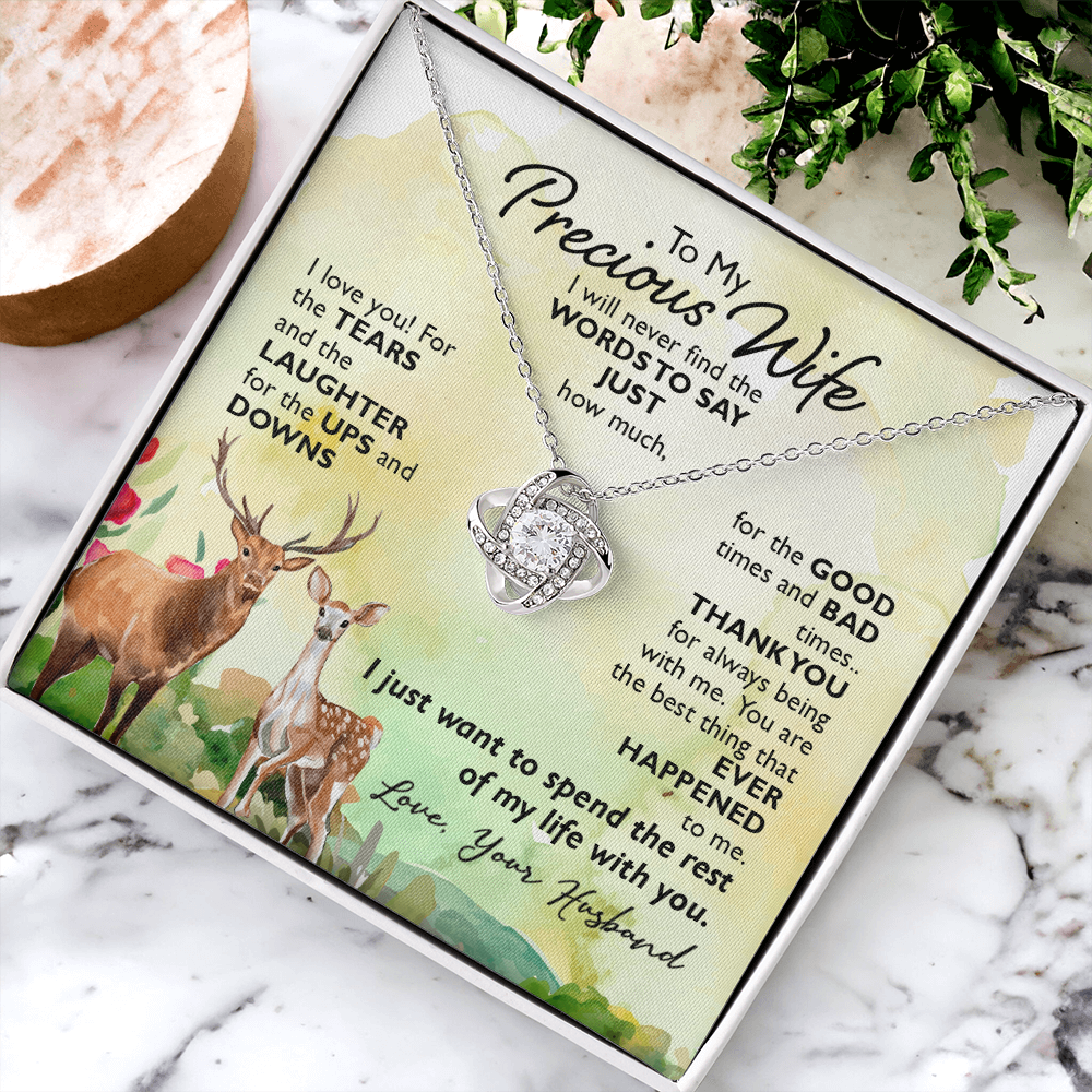 To Wife - "The Rest Of My Life" Necklace
