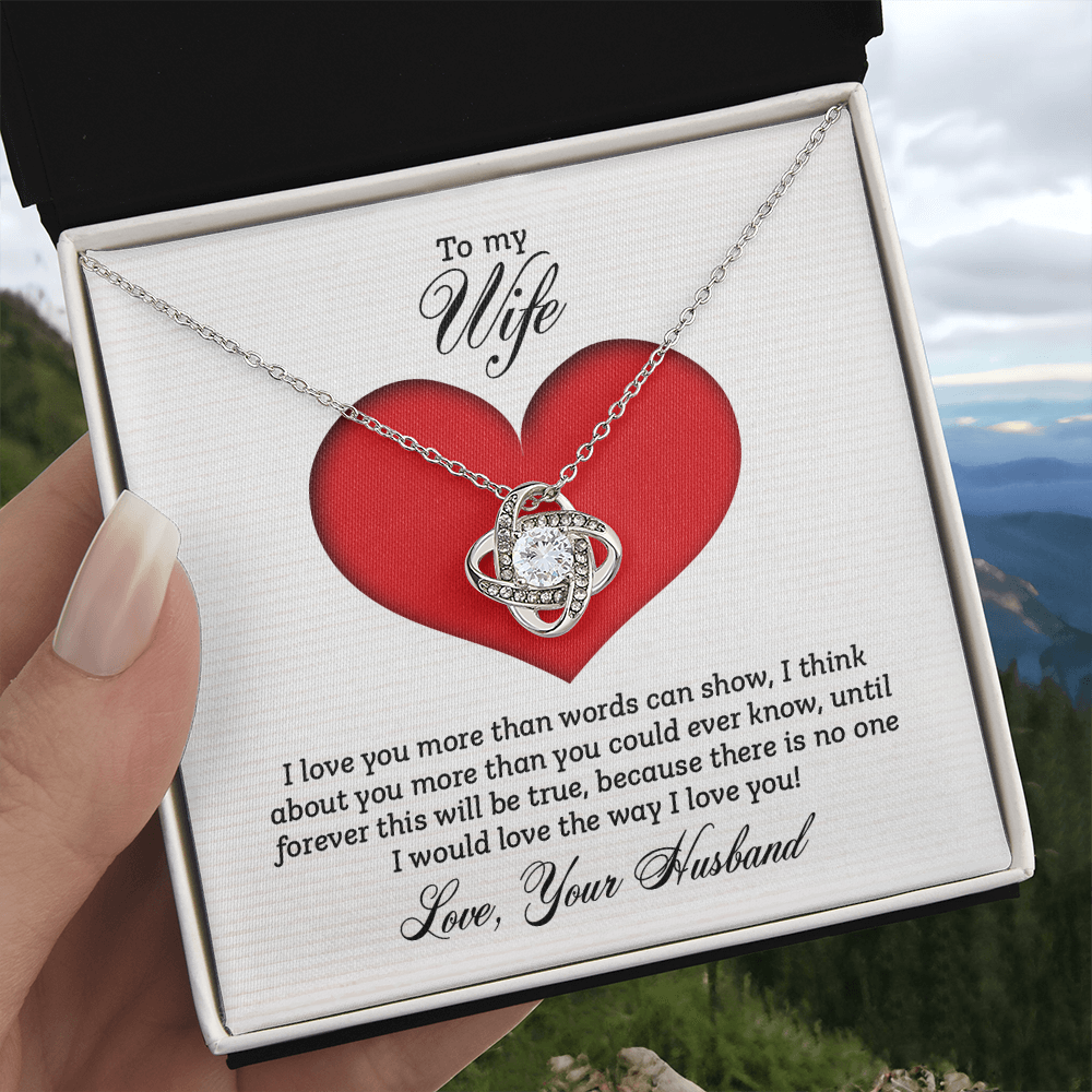 To Wife - "The Way I Love You" Necklace