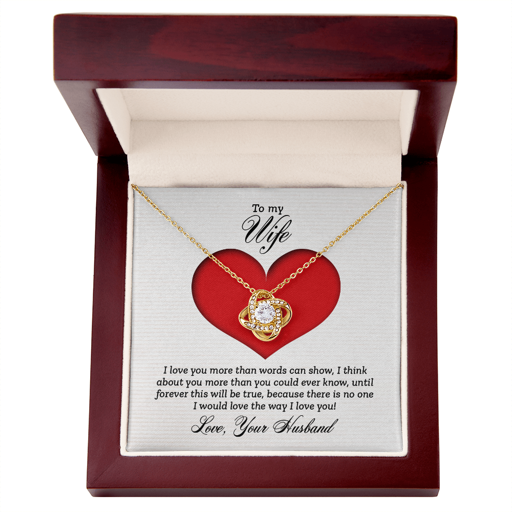 To Wife - "The Way I Love You" Necklace