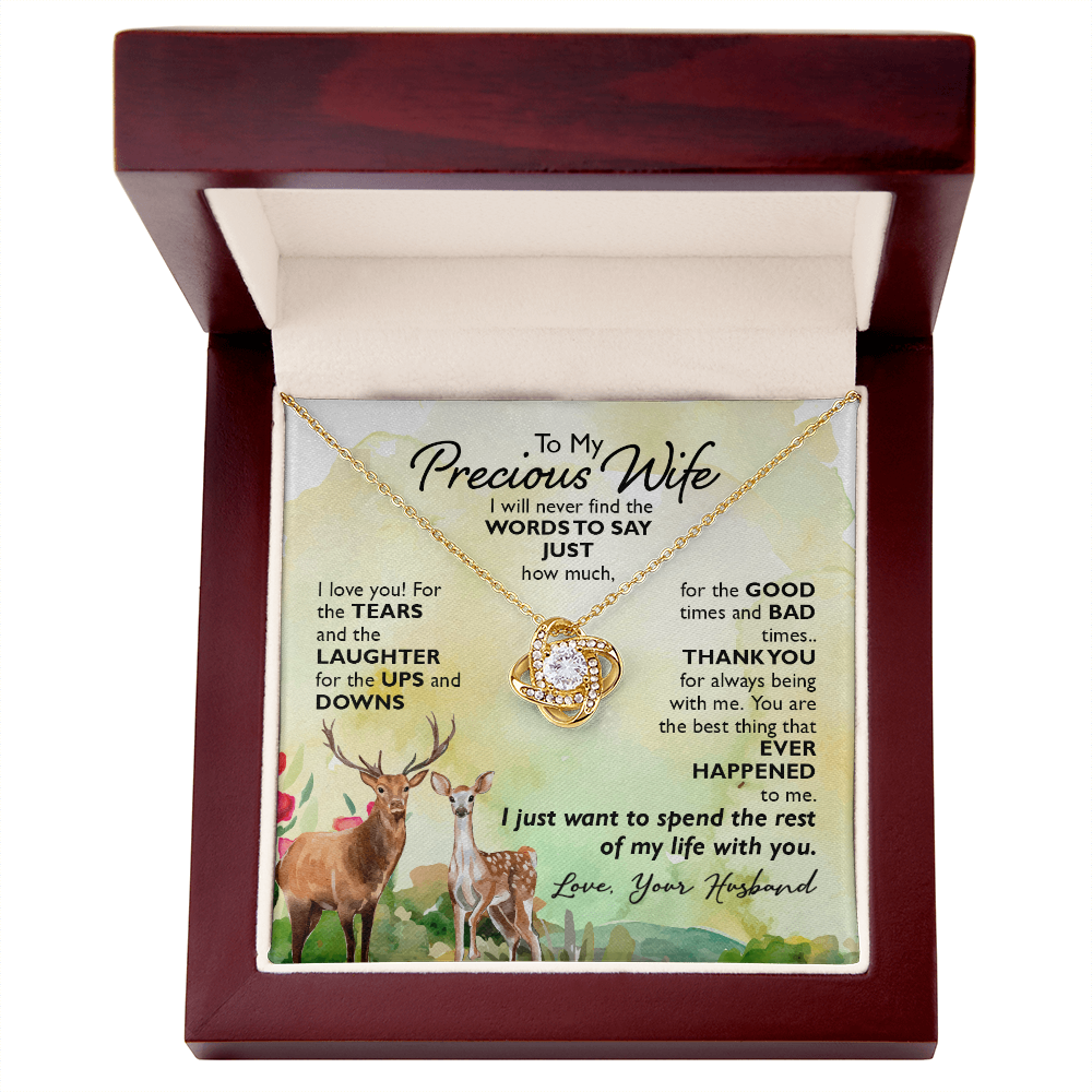 To Wife - "The Rest Of My Life" Necklace