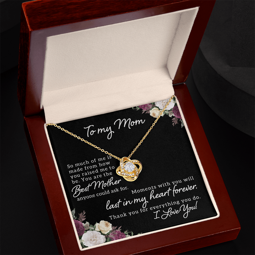 To Mom - "Best Mother"  Necklace