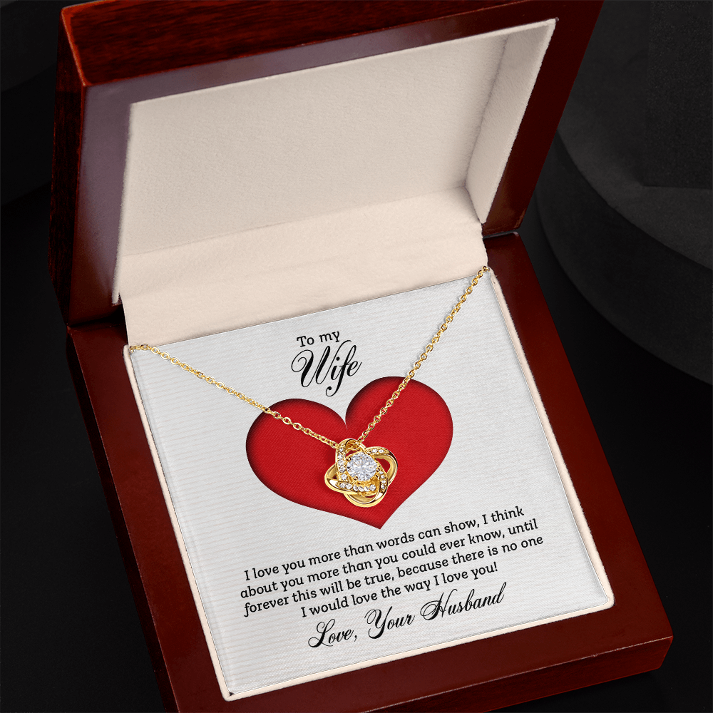 To Wife - "The Way I Love You" Necklace