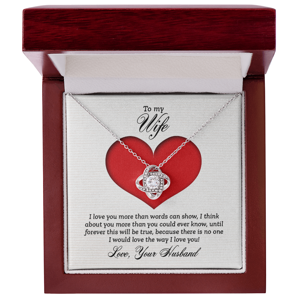 To Wife - "The Way I Love You" Necklace