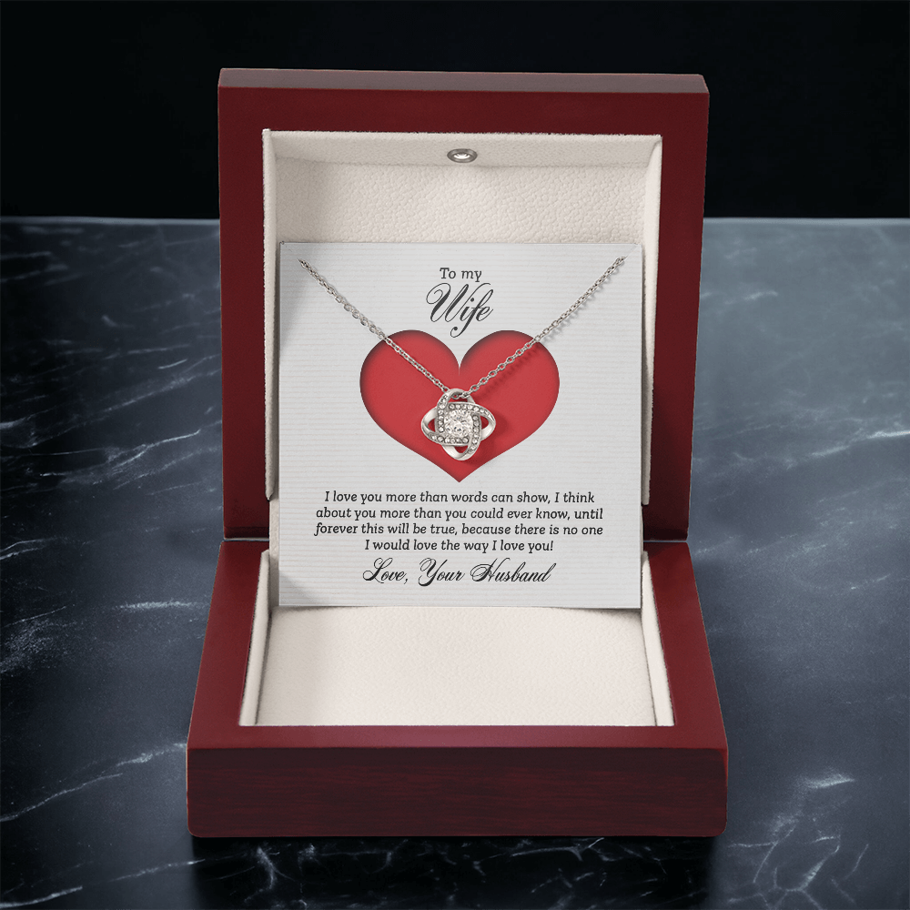 To Wife - "The Way I Love You" Necklace