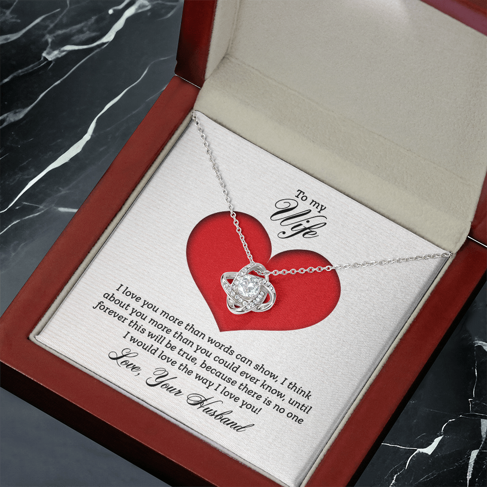 To Wife - "The Way I Love You" Necklace