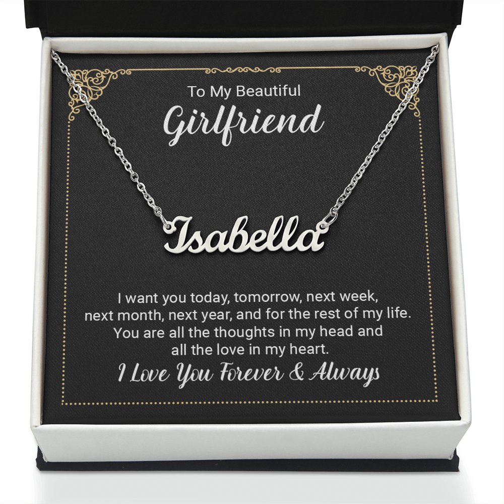To Girlfriend - "The Love In My Heart" Necklace