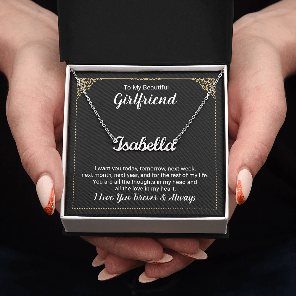 To Girlfriend - "The Love In My Heart" Necklace