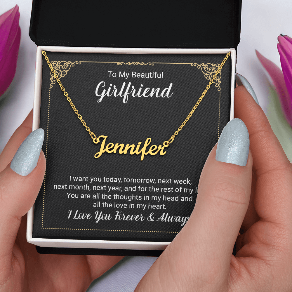 To Girlfriend - "The Love In My Heart" Necklace