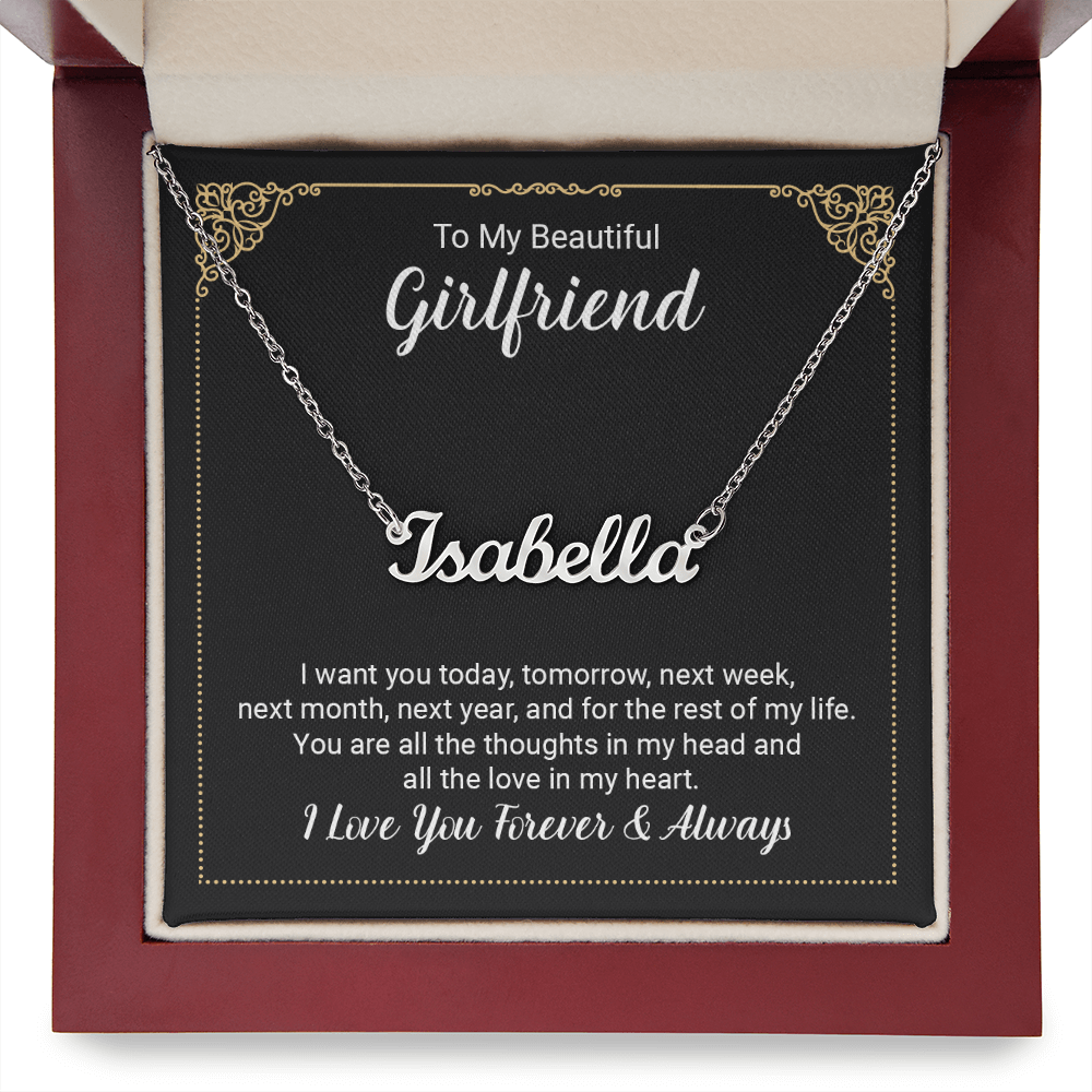 To Girlfriend - "The Love In My Heart" Necklace