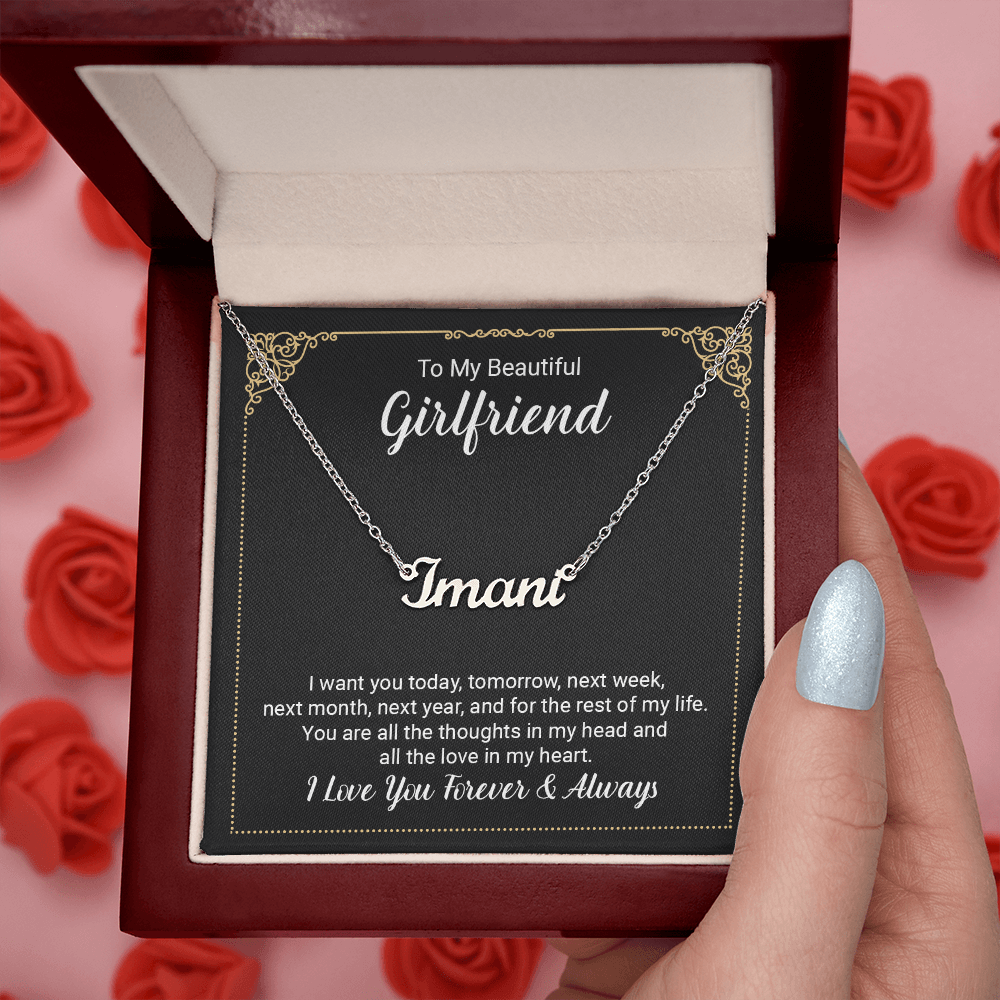 To Girlfriend - "The Love In My Heart" Necklace