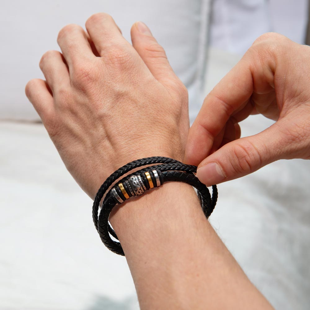 To Dad - "Your Love Wraps Around Me" Bracelet