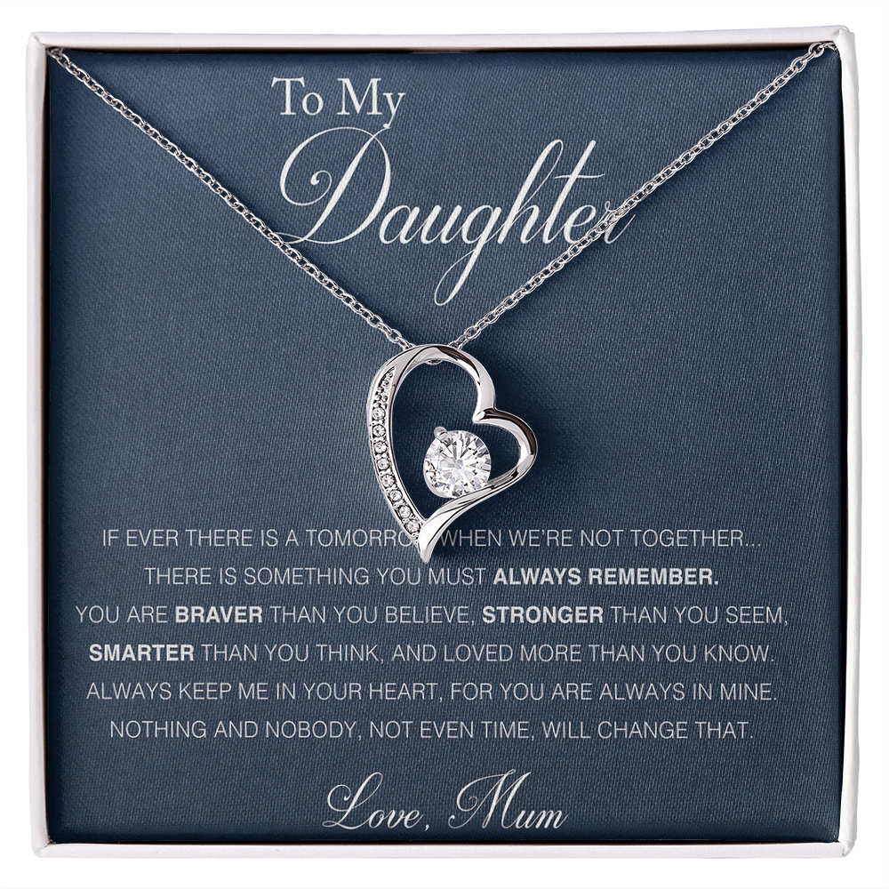 To Daughter - "Loved More Than you Know" Necklace