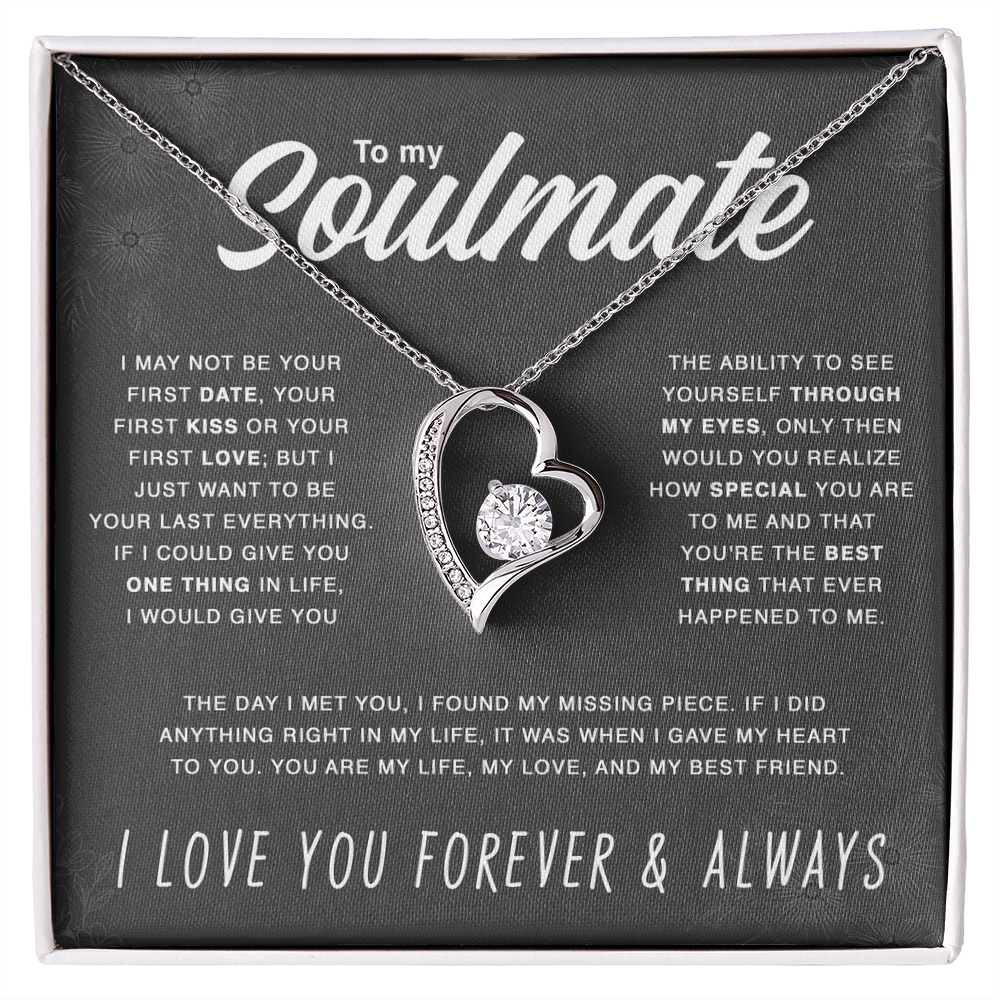 To Soulmate - "You Are My Life" Necklace