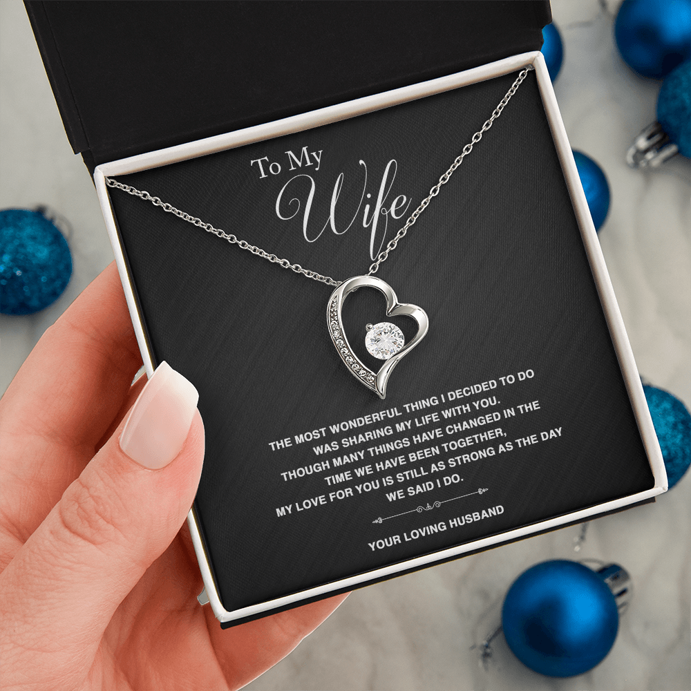 To Wife - "The Most Wonderful Thing" Necklace