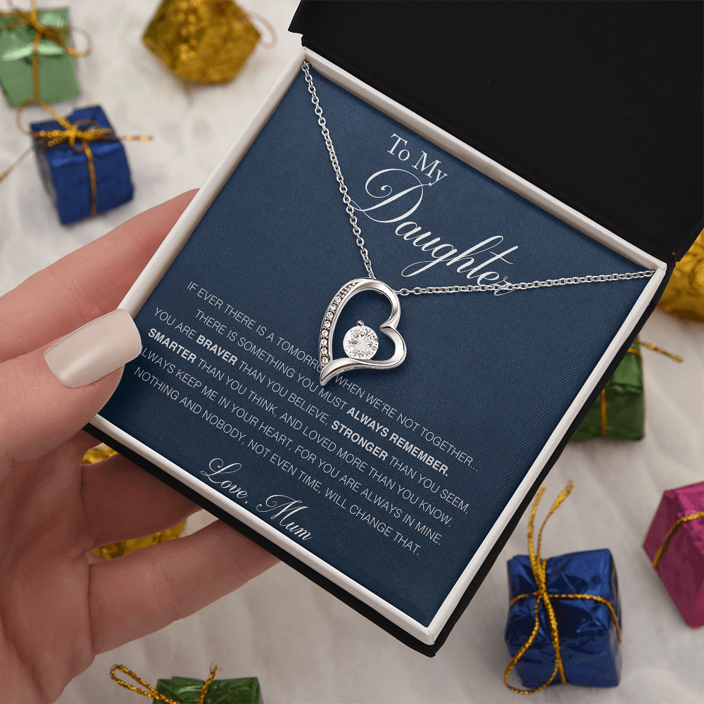 To Daughter - "Loved More Than you Know" Necklace